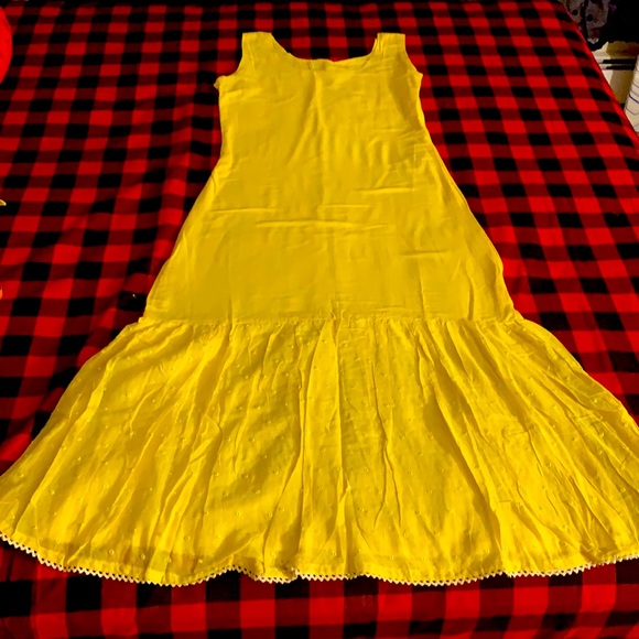 Kalki Fashion Double layered Kurti in yellow - Picture 9 of 14